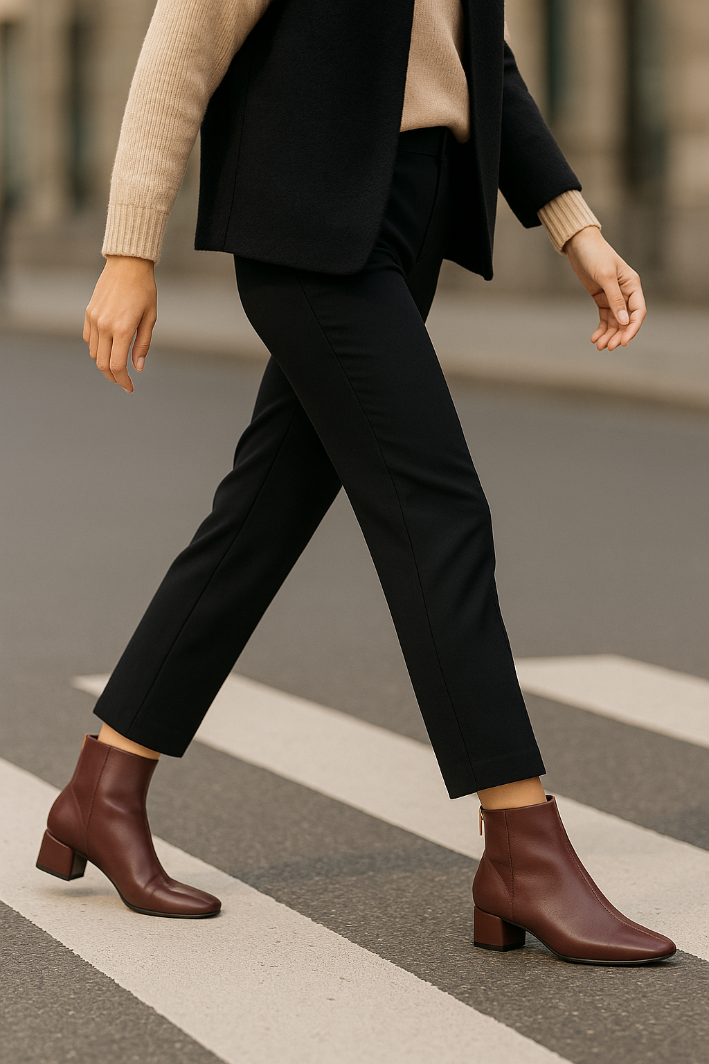 Cómo combinar botines burdeos de mujer: guía de estilo para acertar siempre
