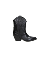 Botines cowboy con tacón Skydiva CUTIE negros para mujer