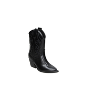 Botines cowboy con tacón Skydiva CUTIE negros para mujer