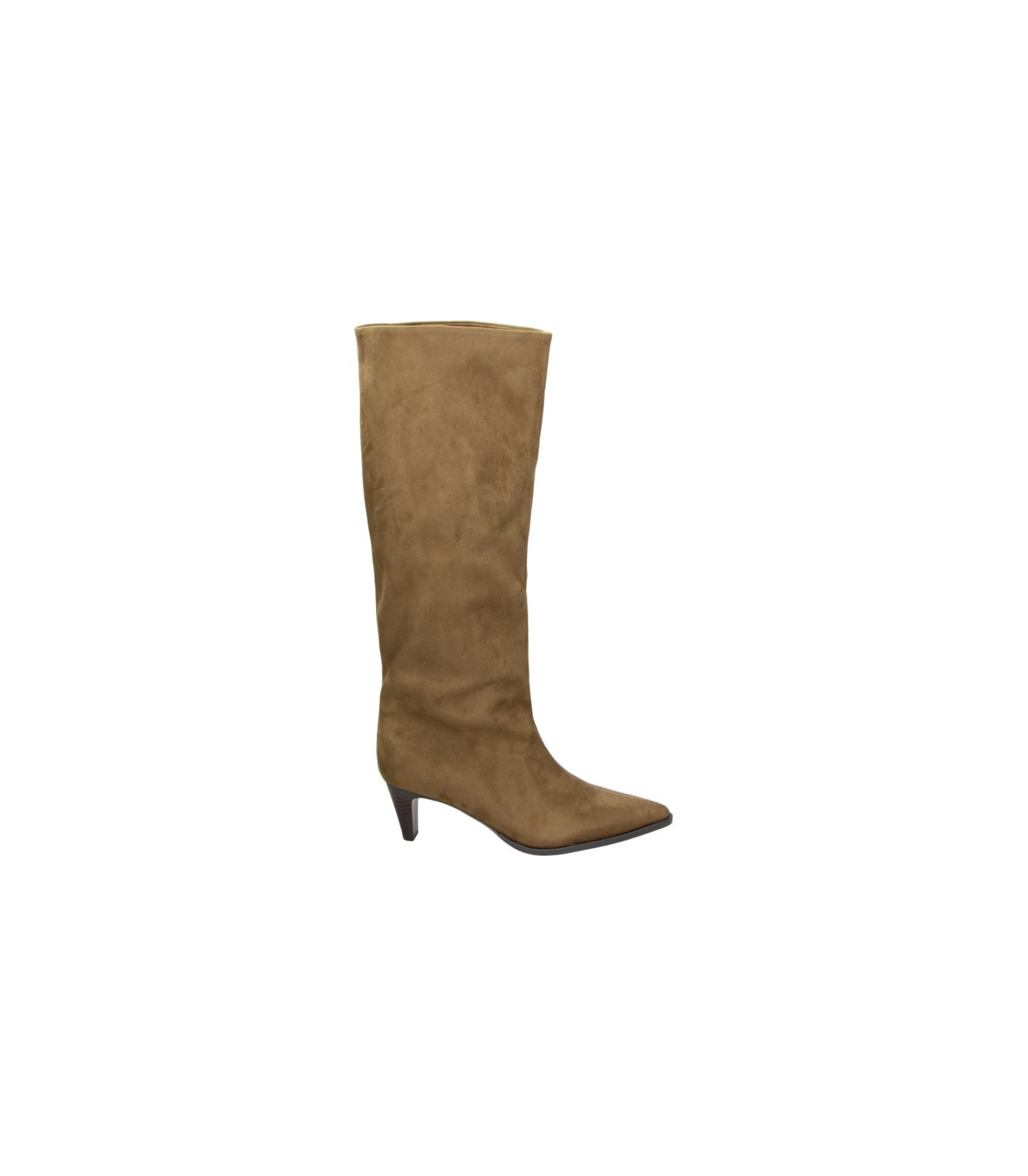 Botas altas de tacón Skydiva WILD en camel para mujer