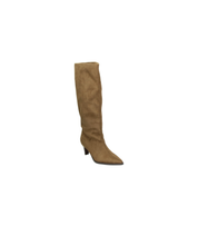 Botas altas de tacón Skydiva WILD en camel para mujer
