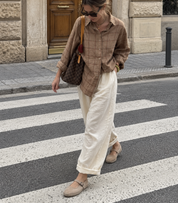 Merceditas planas para mujer SKYDIVA LA-QUE-SO en color beige