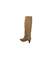 Botas altas de tacón Skydiva WILD en camel para mujer