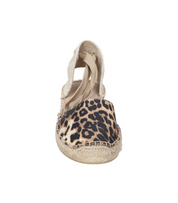 Alpargatas planas para mujer SKYDIVA BESTY con estampado de leopardo, vista frontal