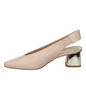 Zapatos con tacón para mujer SKYDIVA RANDOM en color beige, vista lateral izquierda