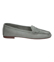 Mocasines para mujer SKYDIVA NPC en color verde, vista lateral derecha