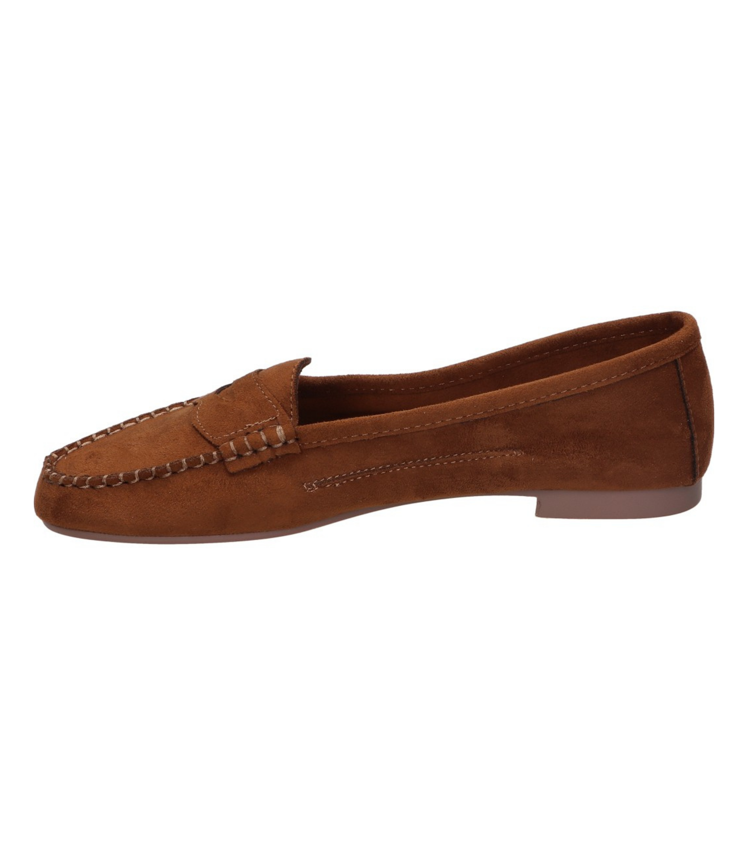 Mocasines para mujer SKYDIVA NPC en color marrón, vista lateral izquierda