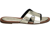 Sandalias doradas planas para mujer SKYDIVA CHILL