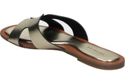 Sandalias doradas planas para mujer SKYDIVA CHILL