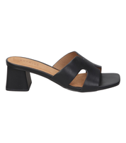 Sandalias de tacón para mujer SKYDIVA MOOD en color negro, vista lateral derecha