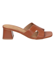 Sandalias de tacón para mujer SKYDIVA MOOD en color marrón, vista lateral derecha