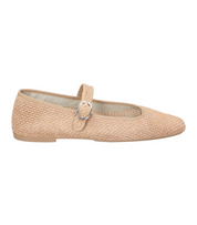 Merceditas planas para mujer SKYDIVA ICONIC en color beige, vista lateral derecha