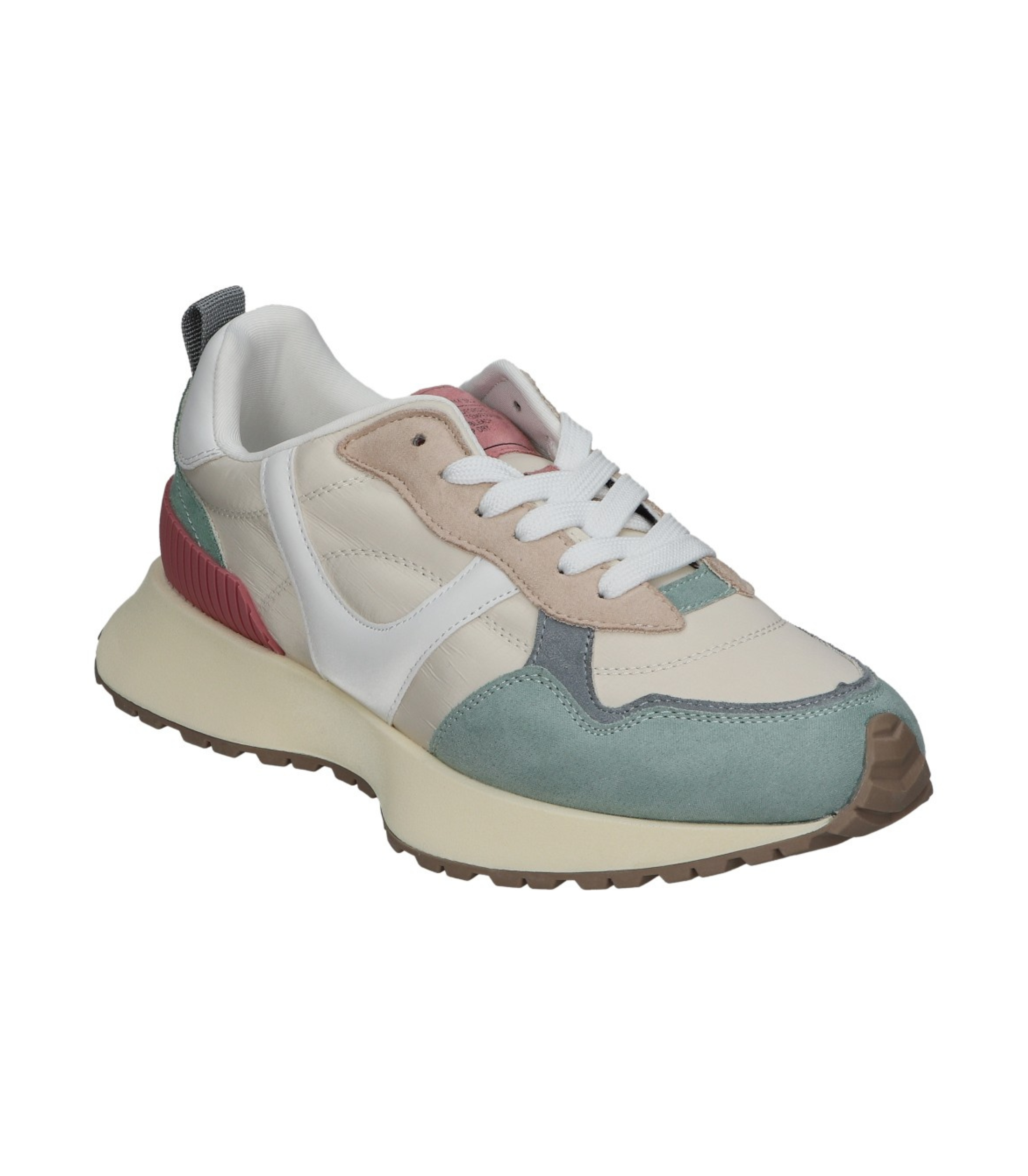 Deportivas planas para mujer SKYDIVA FACTS en multicolor, vista diagonal frontal