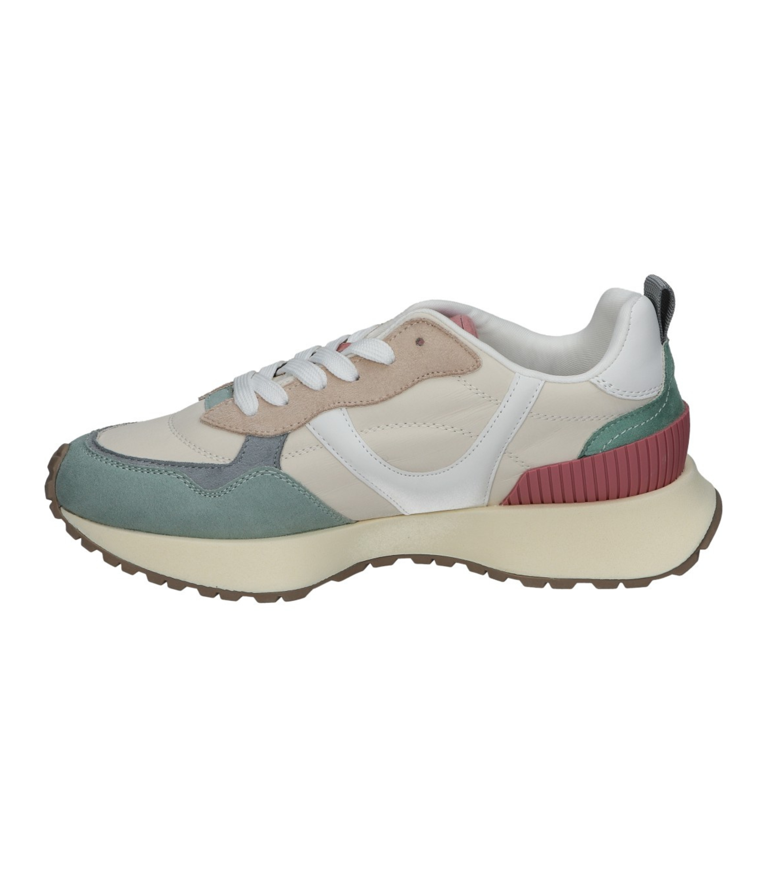 Deportivas planas para mujer SKYDIVA FACTS en multicolor, vista lateral izquierda