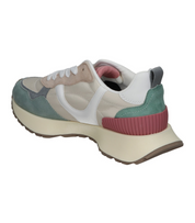Deportivas planas para mujer SKYDIVA FACTS en multicolor, vista diagonal talón