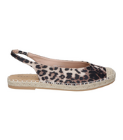 Alpargatas planas para mujer SKYDIVA LOL con estampado de leopardo, vista lateral derecha