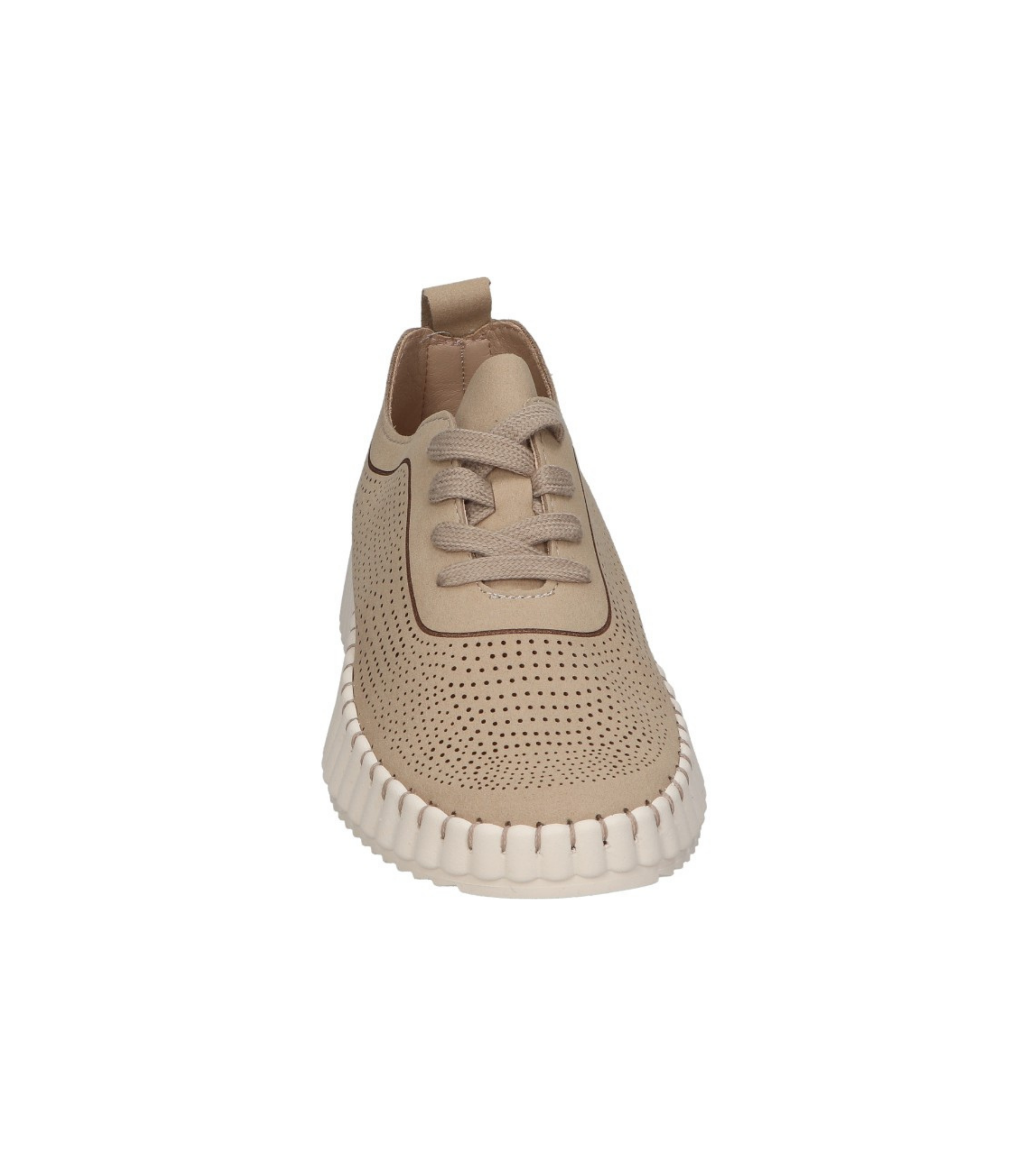 Zapato con cuña para mujer SKYDIVA XD en color beige, vista frontal