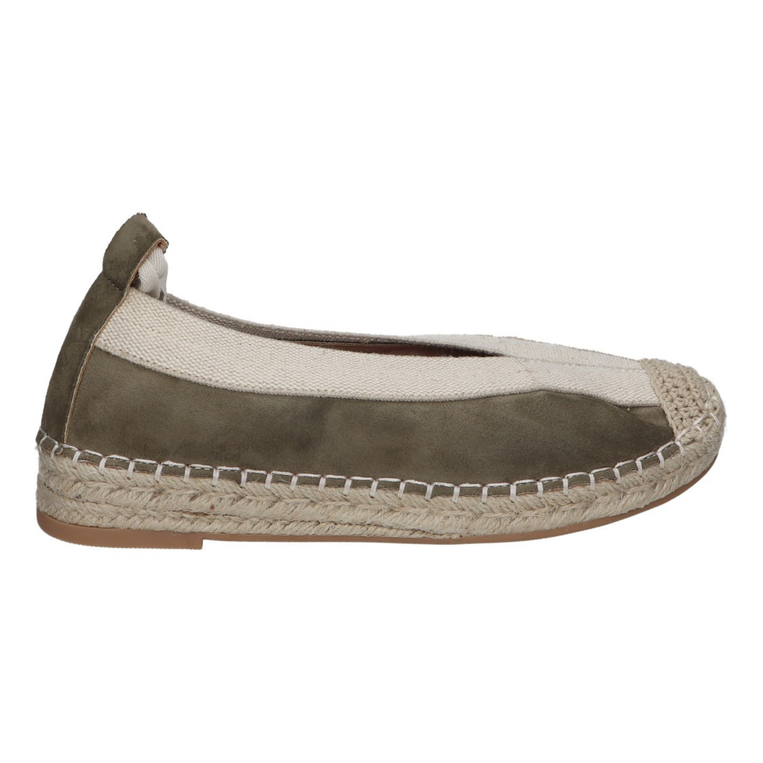 Zapatos para mujer SKYDIVA PEC en color verde khaki, vista lateral