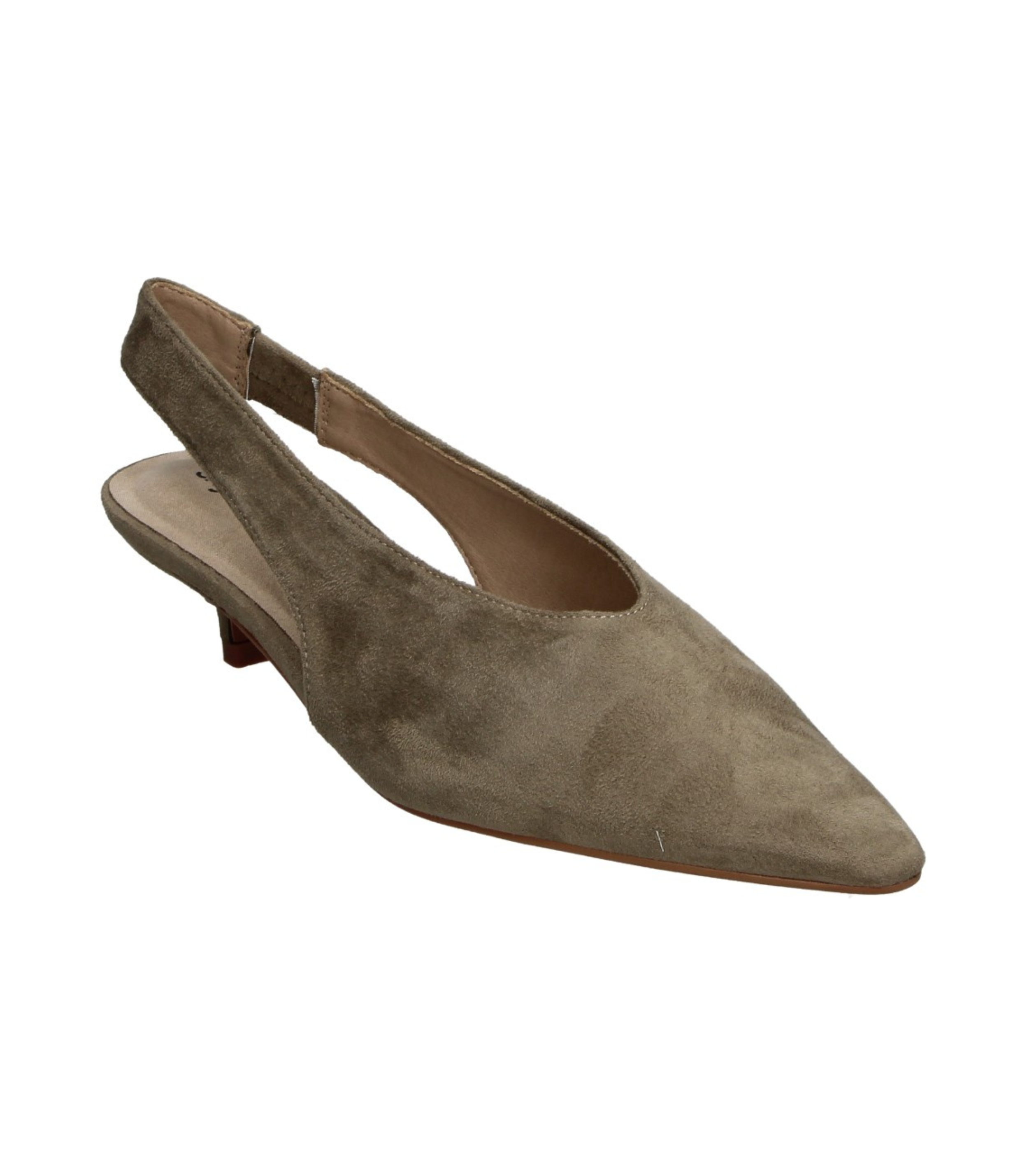 Zapato Destalonado de Tacón SKYDIVA DIVI en Color TAUPE para Mujer
