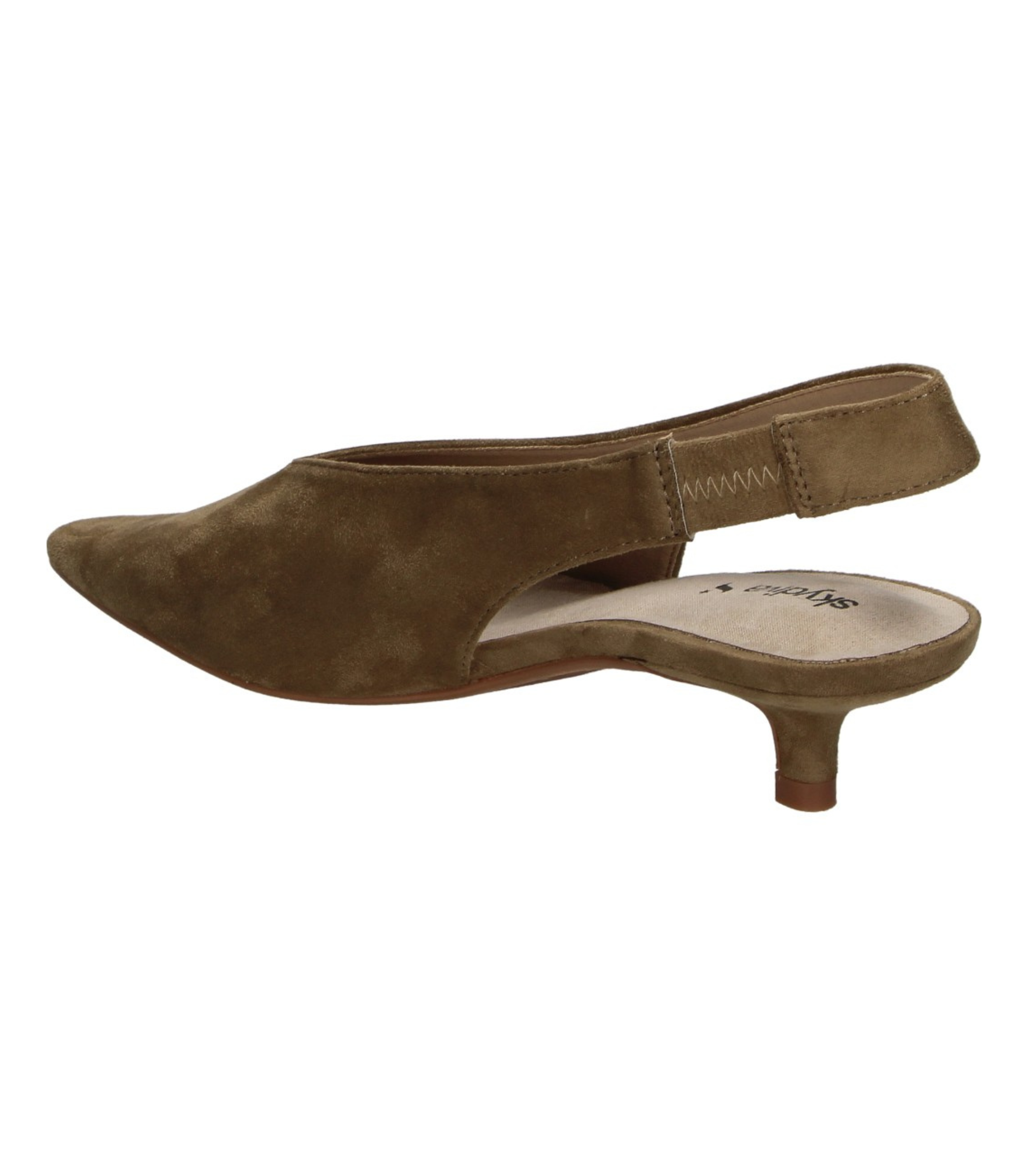 Zapato Destalonado de Tacón SKYDIVA DIVI en Color Marrón para Mujer