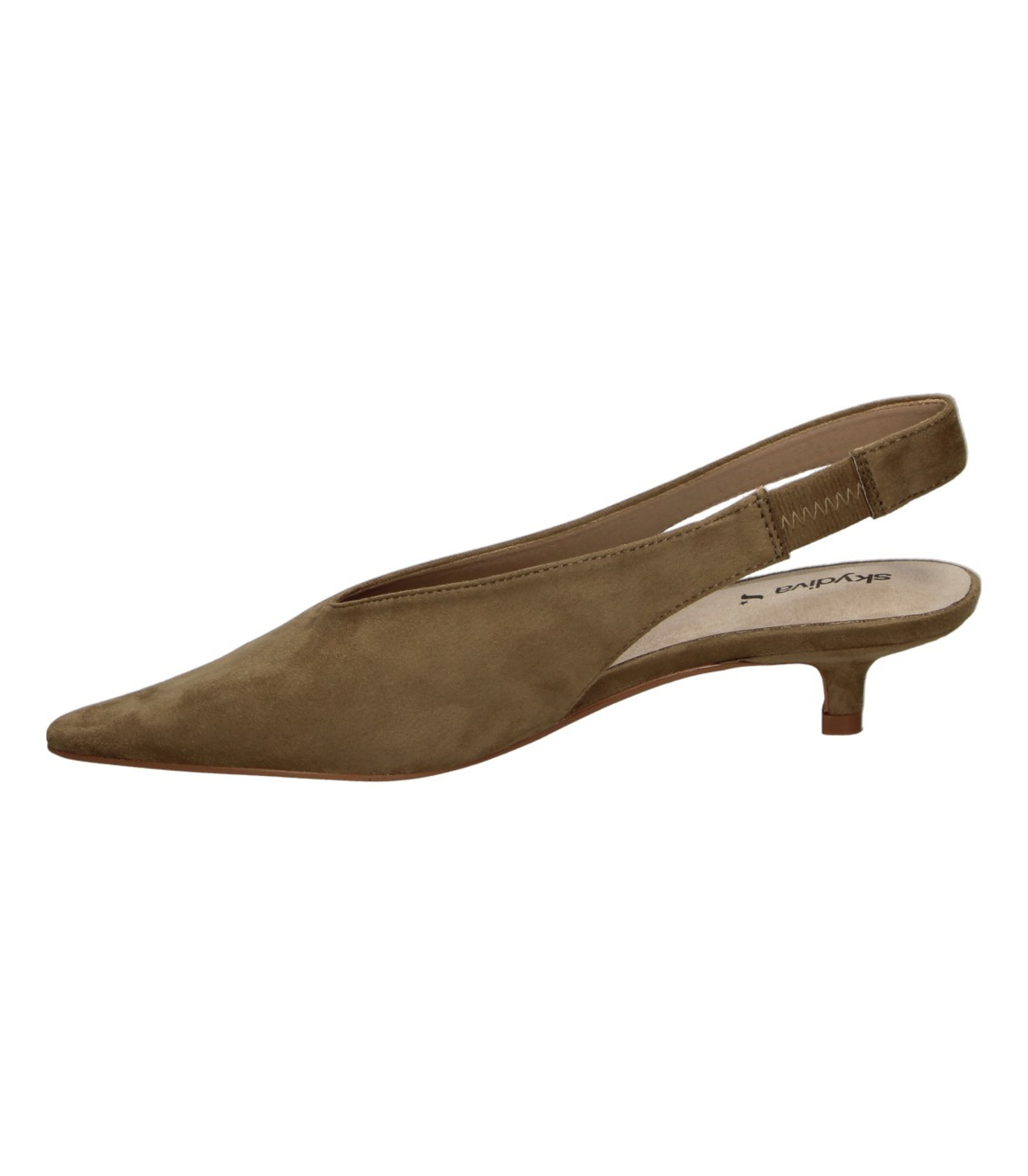 Zapato Destalonado de Tacón SKYDIVA DIVI en Color Marrón para Mujer
