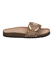 Sandalias planas para mujer SKYDIVA ME-RENTS con estampado de leopardo