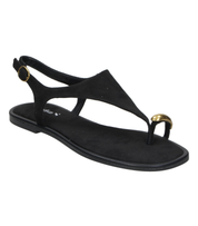 Sandalia de Dedo SKYDIVA A Gusto en Color Negro para Mujer