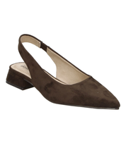 Zapato de Tacón bajo elegante SKYDIVA REAL en Color Café para Mujer