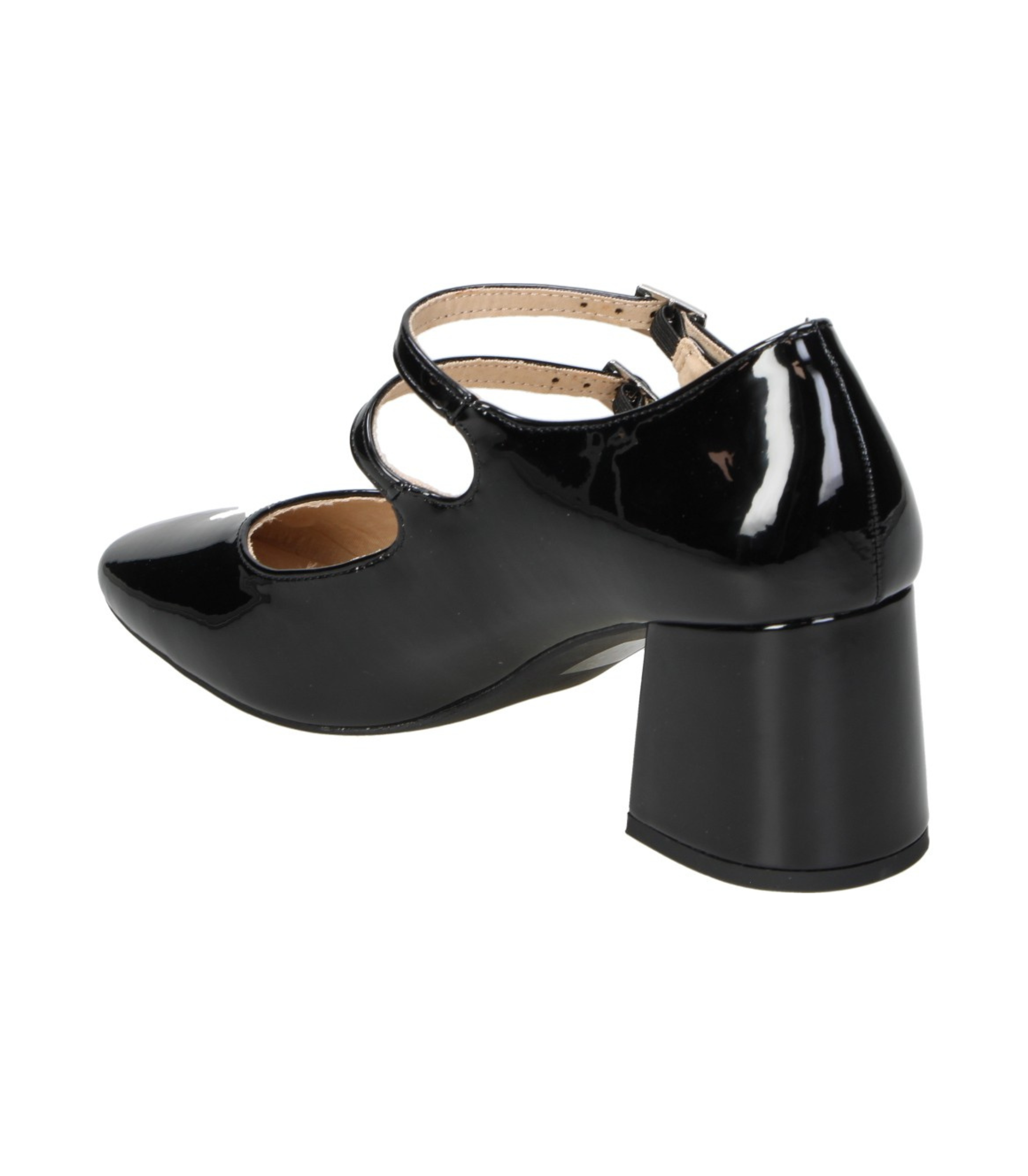 Zapatos de tacón Mary Jane Skydiva Rizz negros de charol
