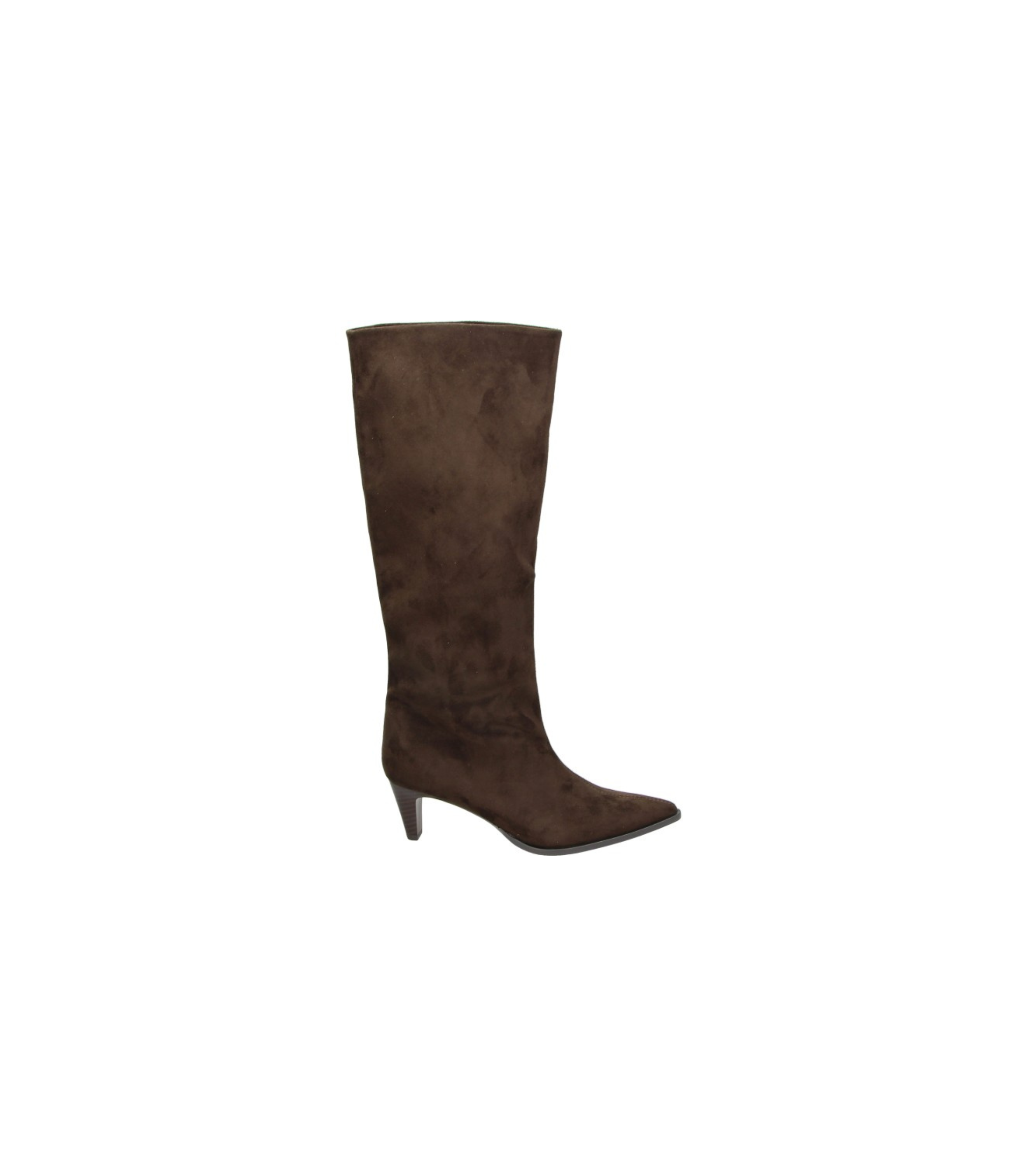 Botas altas de tacón Skydiva WILD en marrón chocolate para mujer