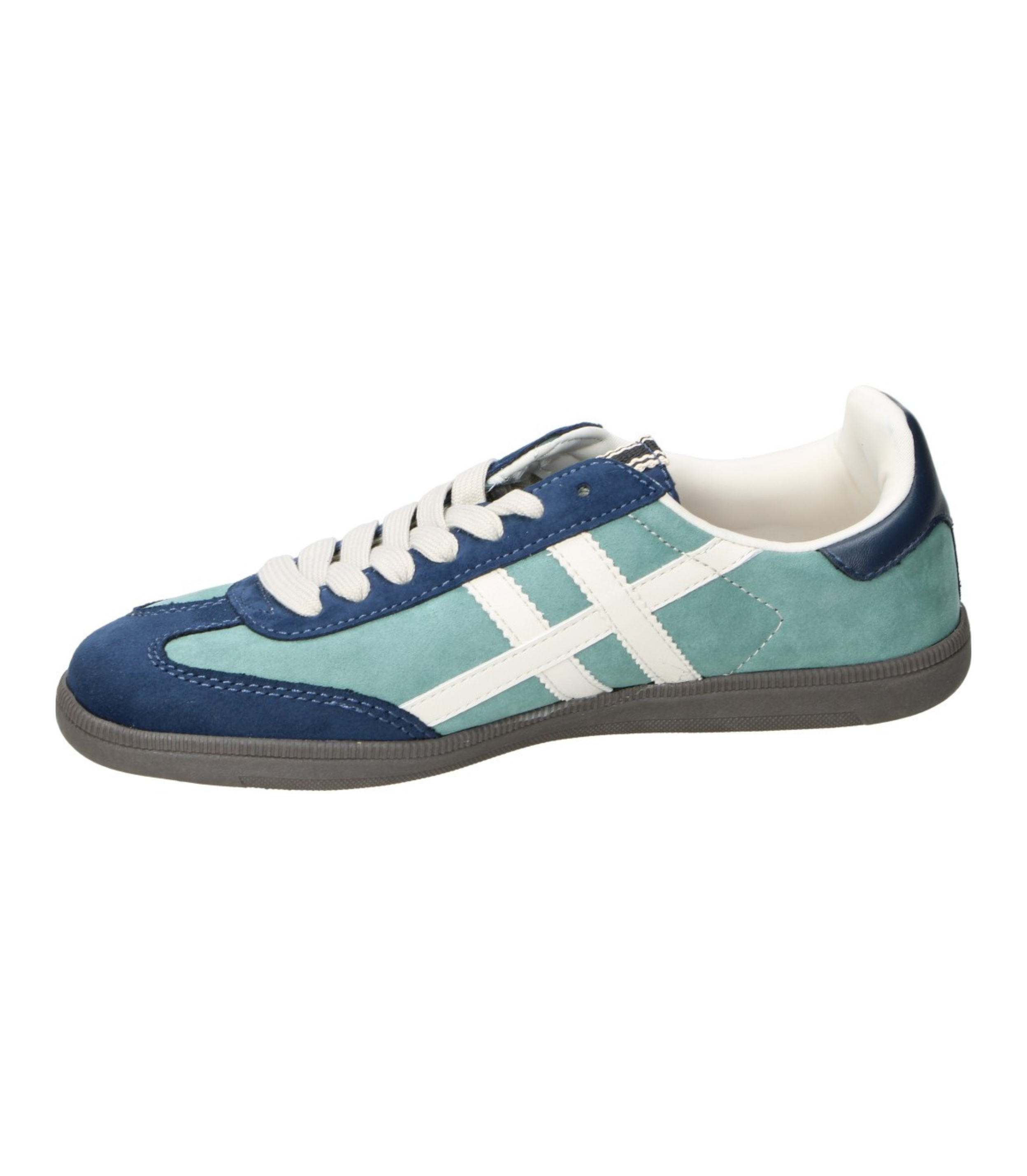 Zapatillas casual Skydiva Slay en color verde y azul marino