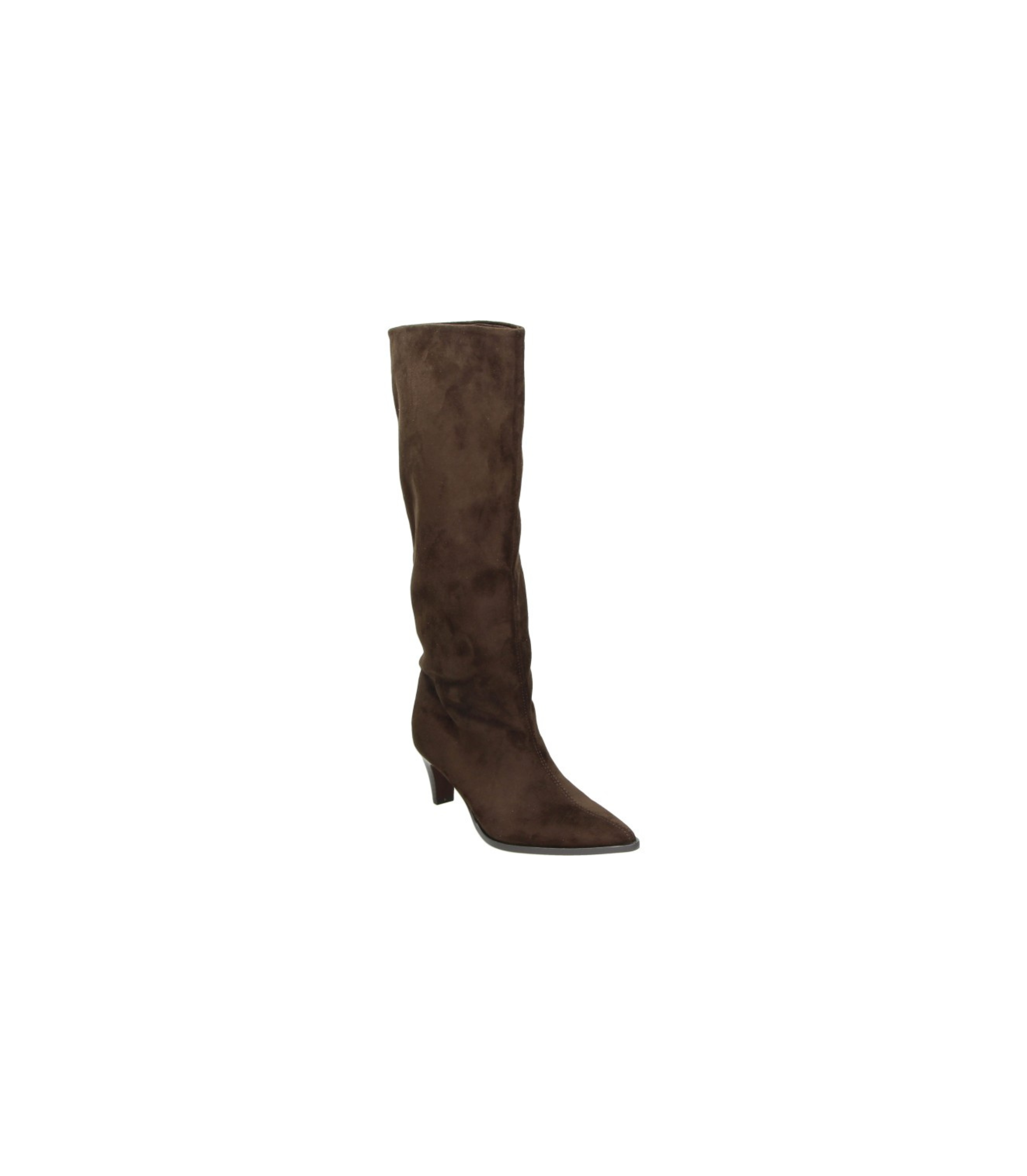 Botas altas de tacón Skydiva WILD en marrón chocolate para mujer