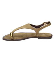 Sandalias Planas SKYDIVA A Gusto en Color Camel para Mujer