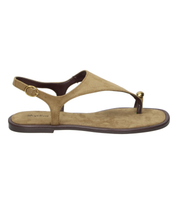 Sandalias Planas SKYDIVA A Gusto en Color Camel para Mujer