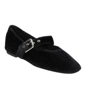 Merceditas con borreguito Skydiva Cozy en negro