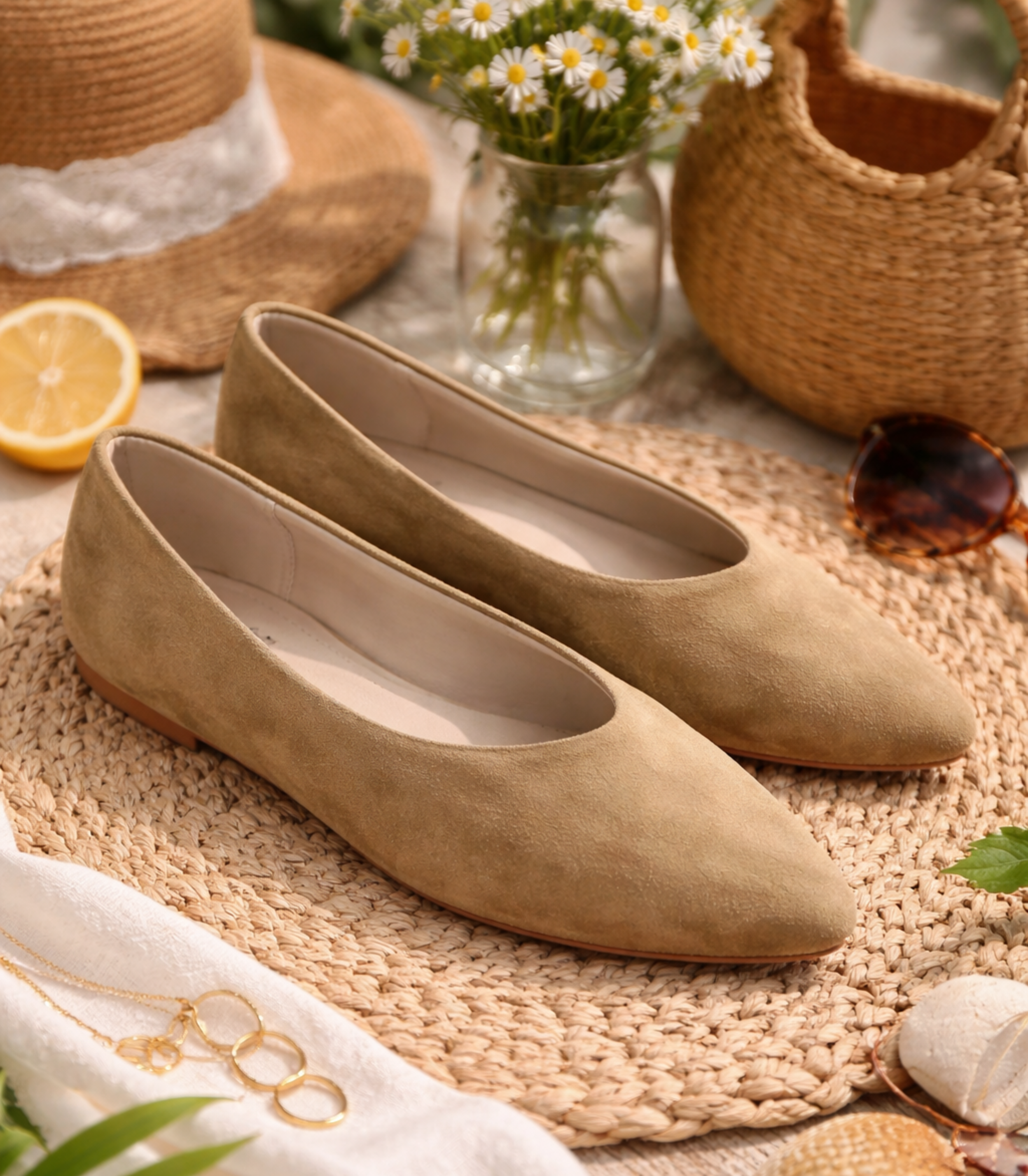 Merceditas SKYDIVA CREAM en Color Camel para Mujer