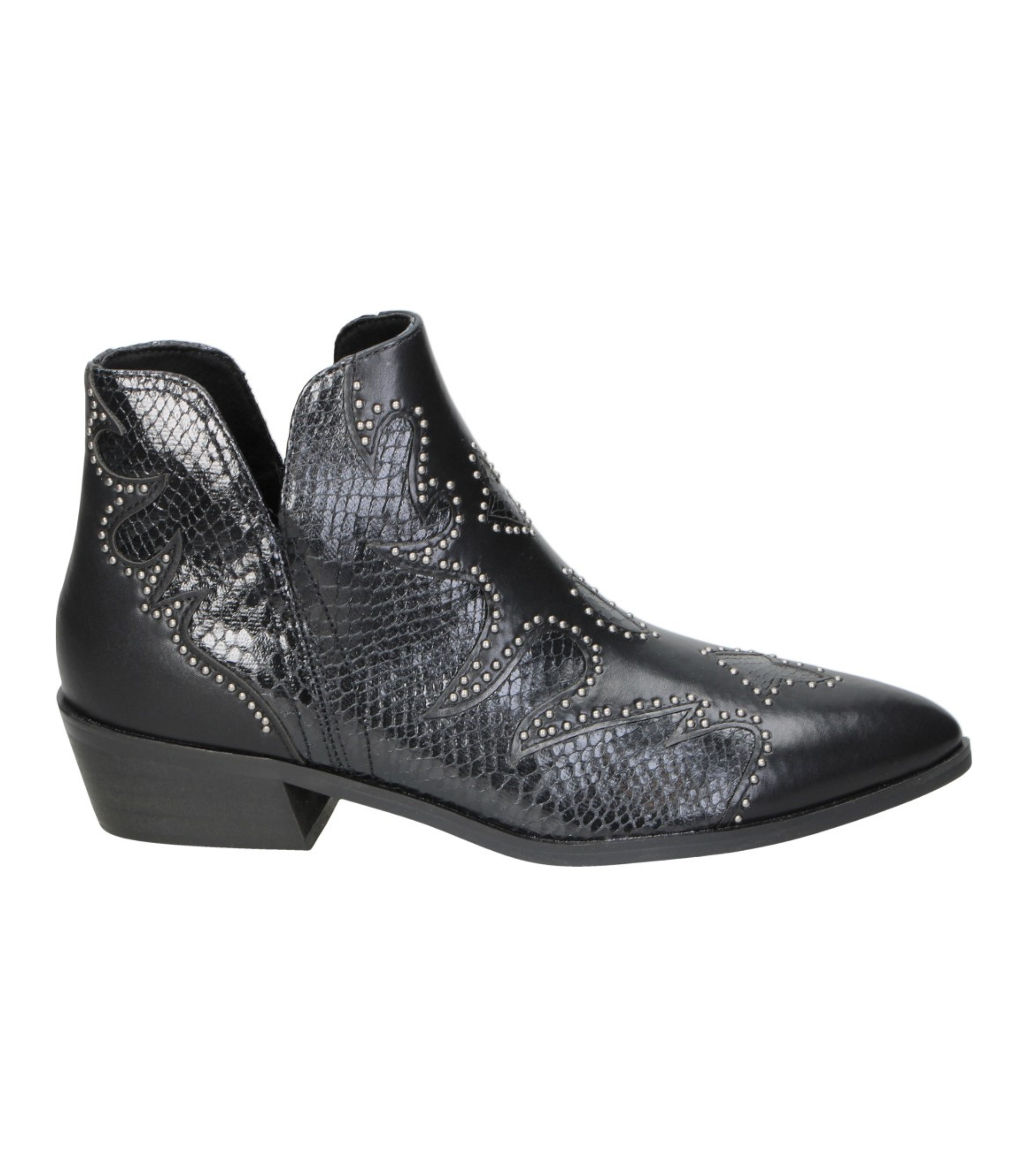 Botines con brillos Skydiva Glow en color negro