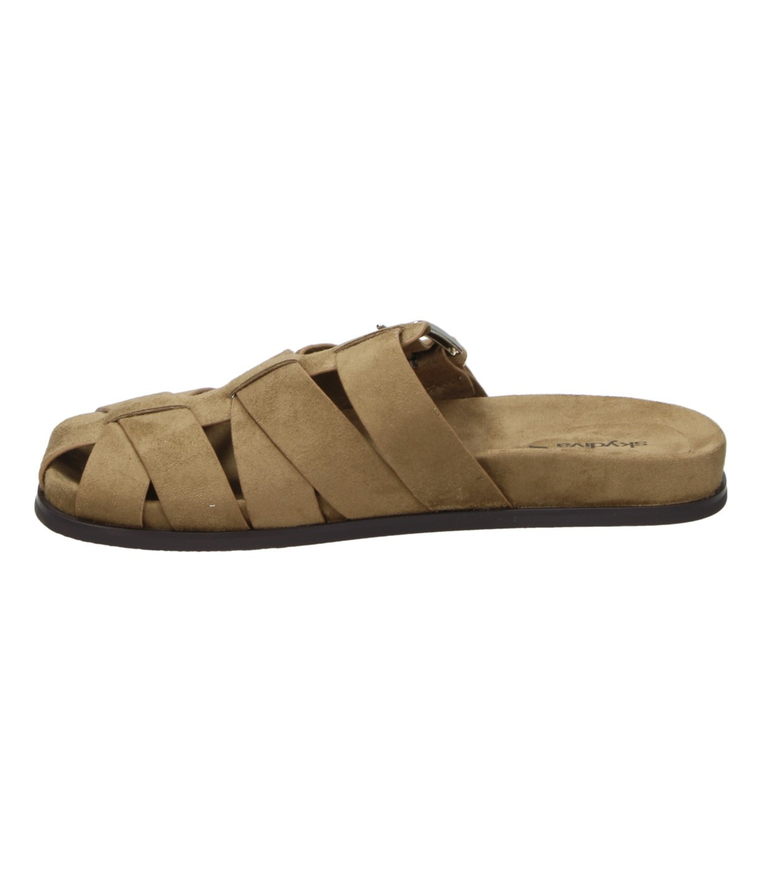 Zueco Plano SKYDIVA BUEN ROLLO en Color Camel para Mujer