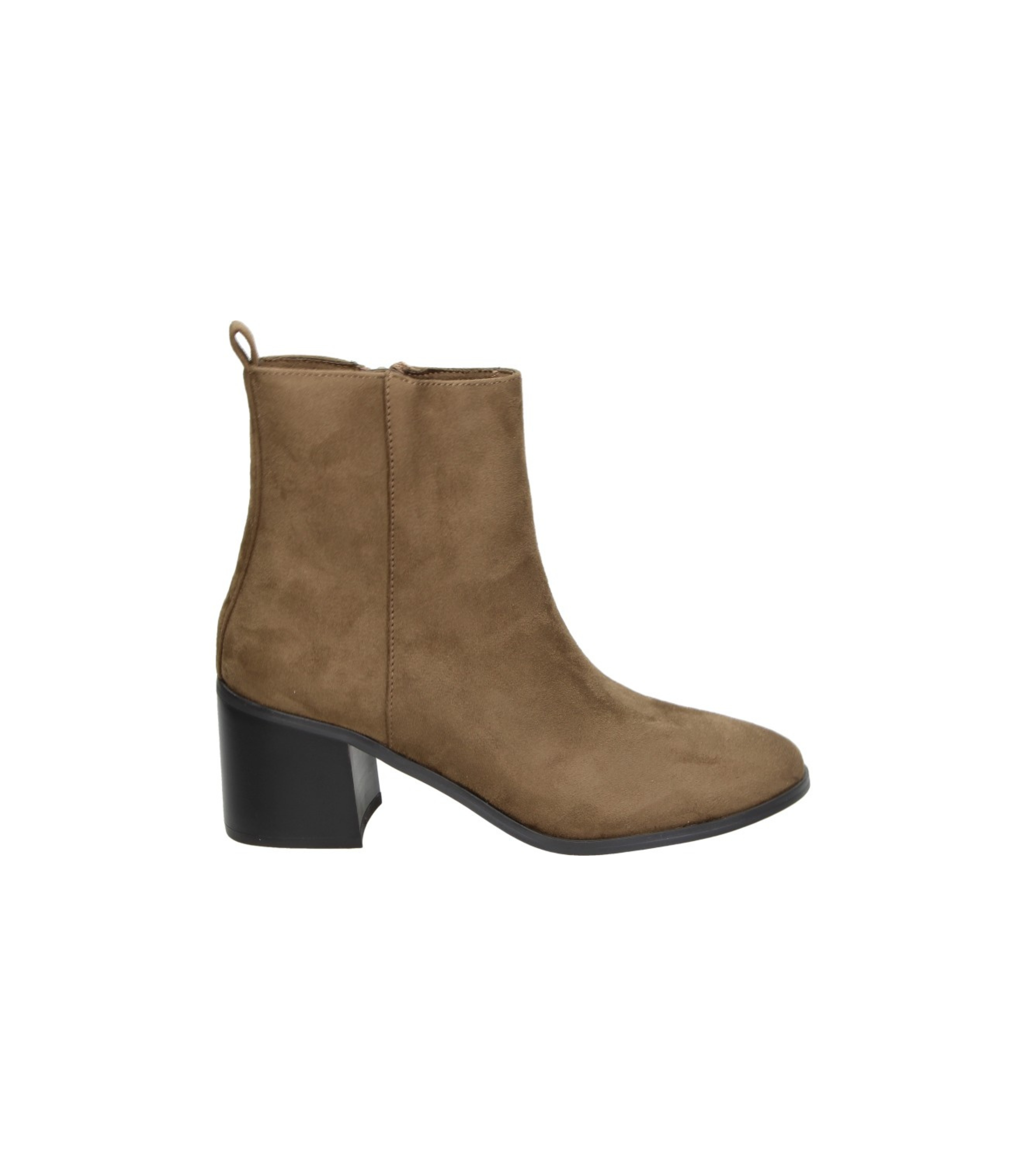 Botines de tacón Skydiva REVEL en color camel para mujer