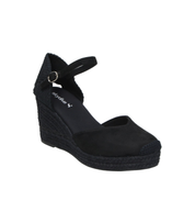 Alpargatas con Cuña SKYDIVA AESTHETIC+ en Color Negro para Mujer