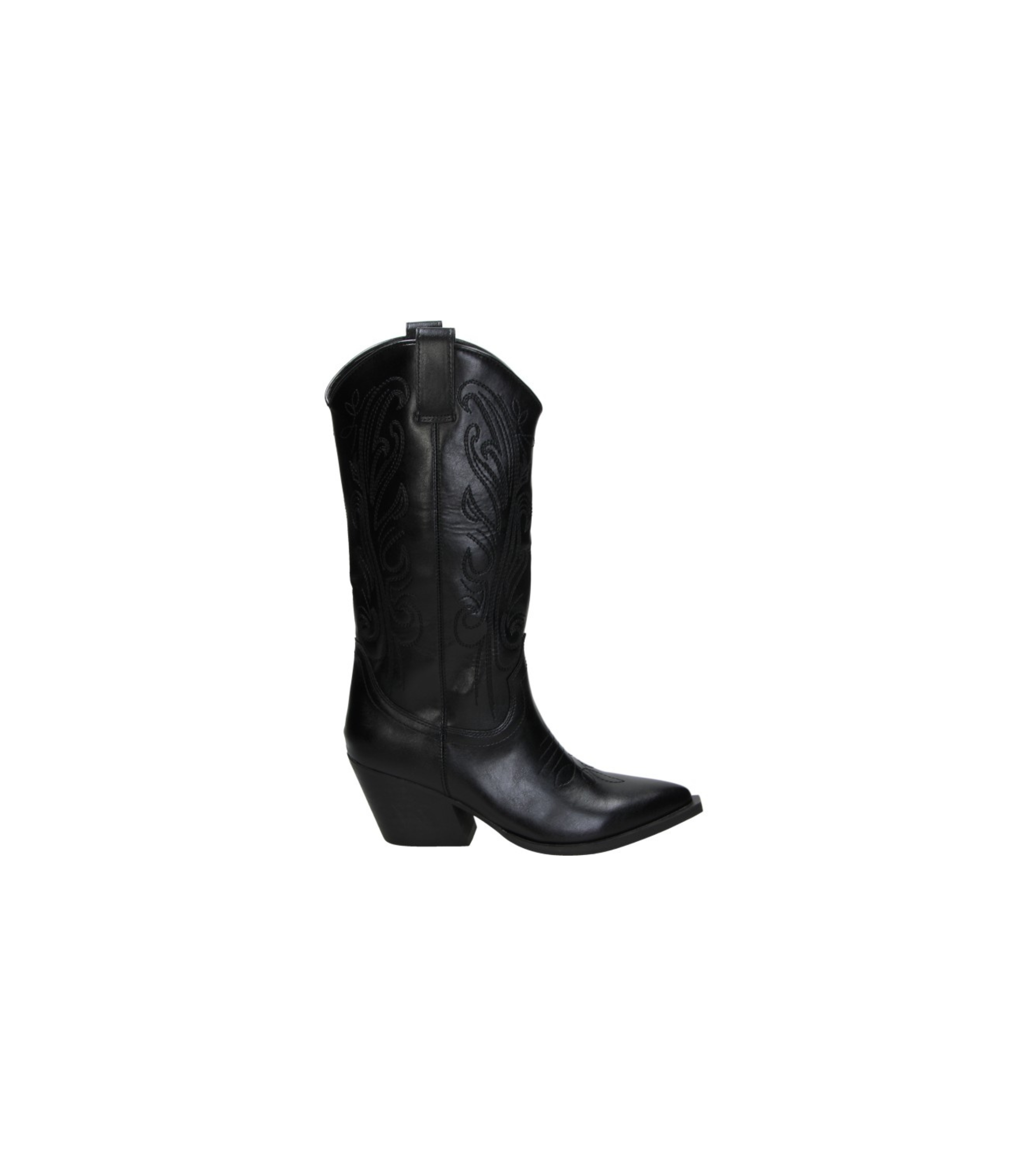 Botas cowboy con tacón Skydiva HER negras para mujer