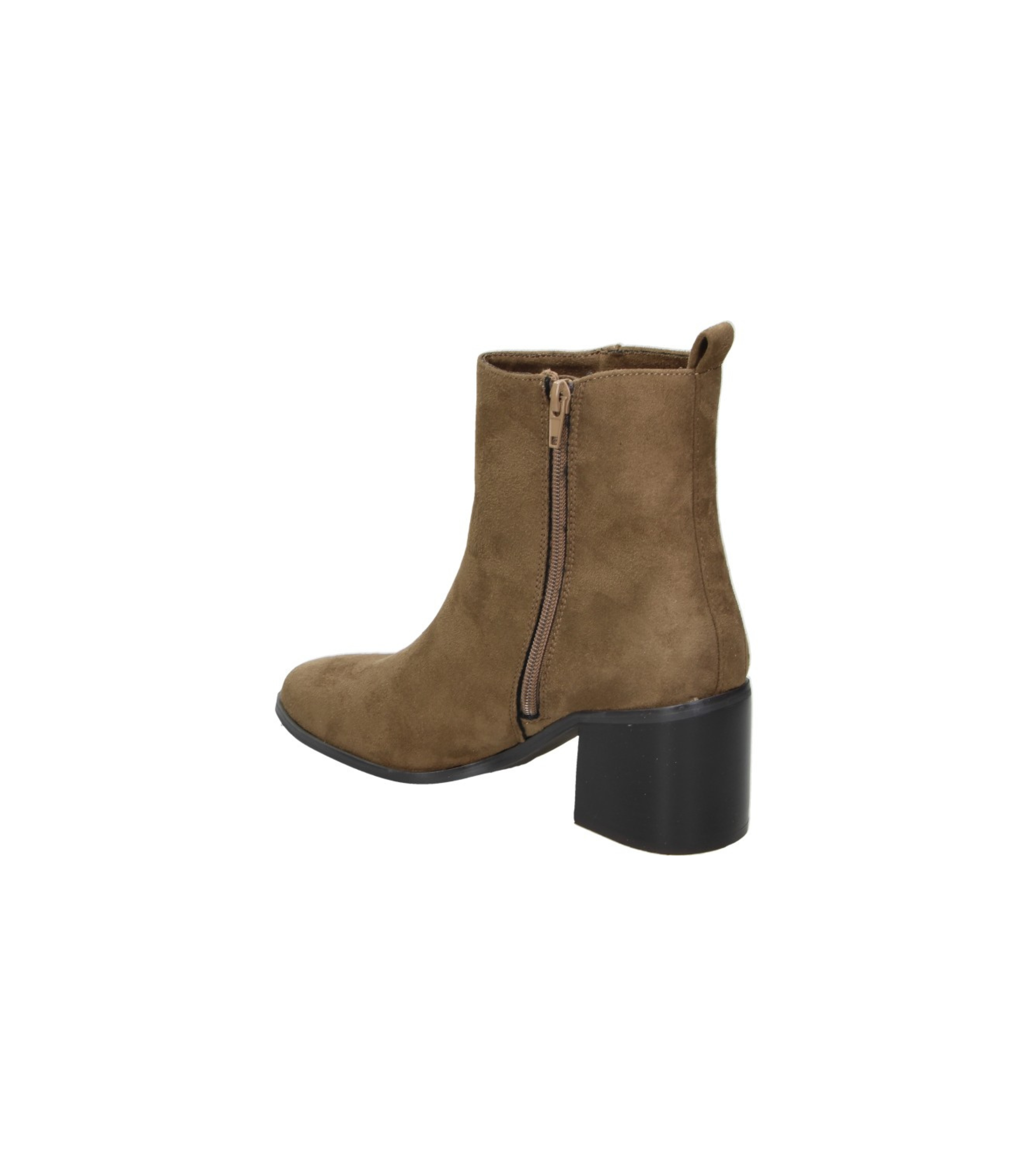 Botines de tacón Skydiva REVEL en color camel para mujer