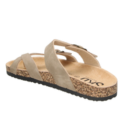 Sandalias Planas de Dedo Comfy en Color Taupe para Mujer