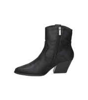 Botines cowboy Skydiva Flow negros con tacón para mujer