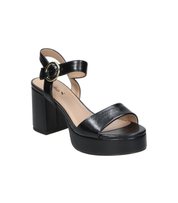 Sandalias de Tacón Skydiva CRUSH en Color Negro para Mujer