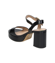 Sandalias de Tacón Skydiva CRUSH en Color Negro para Mujer