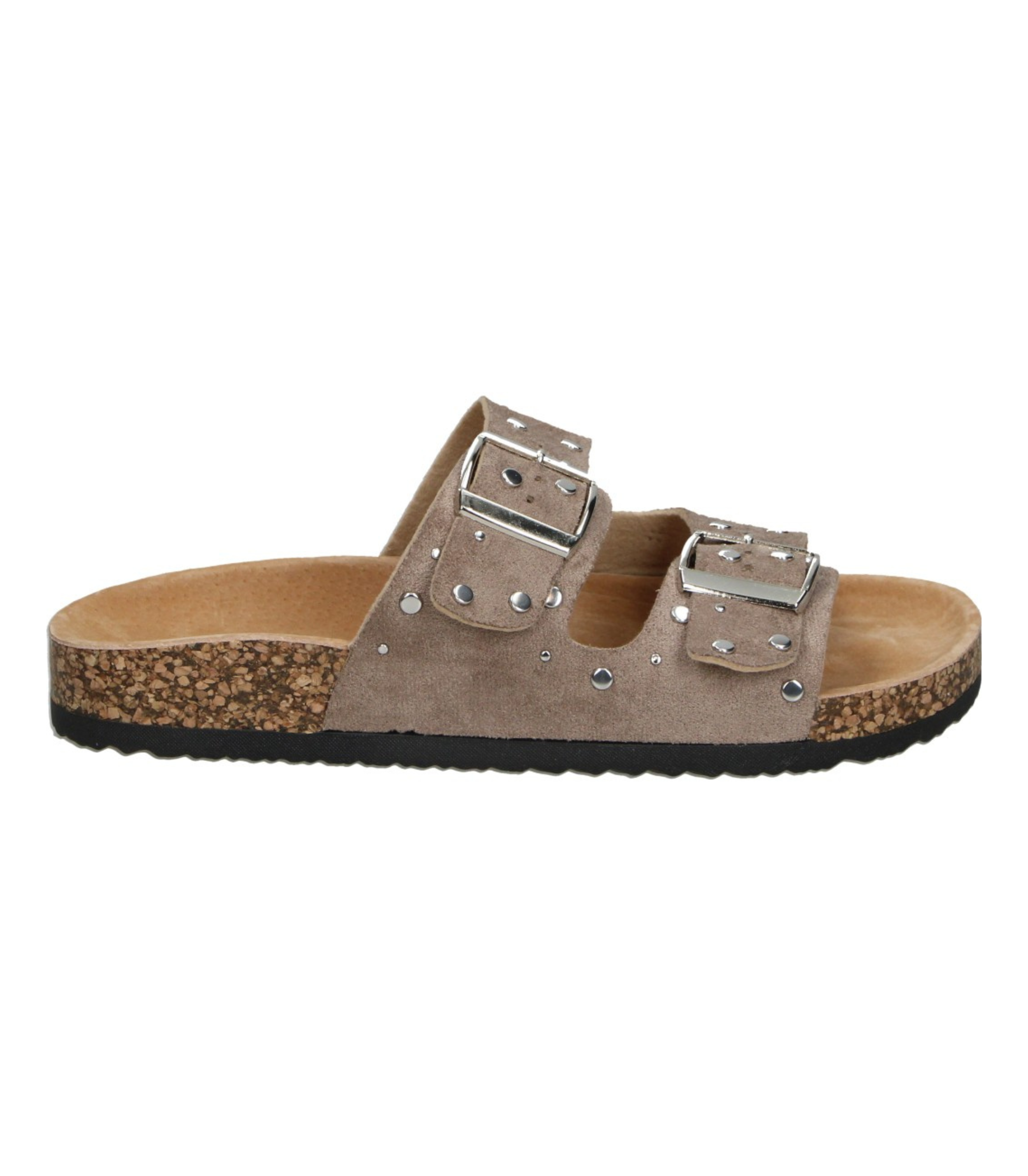 Sandalias Planas Skydiva Savage en Color Taupe para Mujer