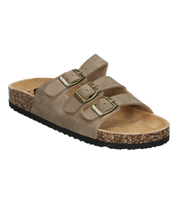 Sandalias Planas Skydiva Chilli en Color Taupe para Mujer