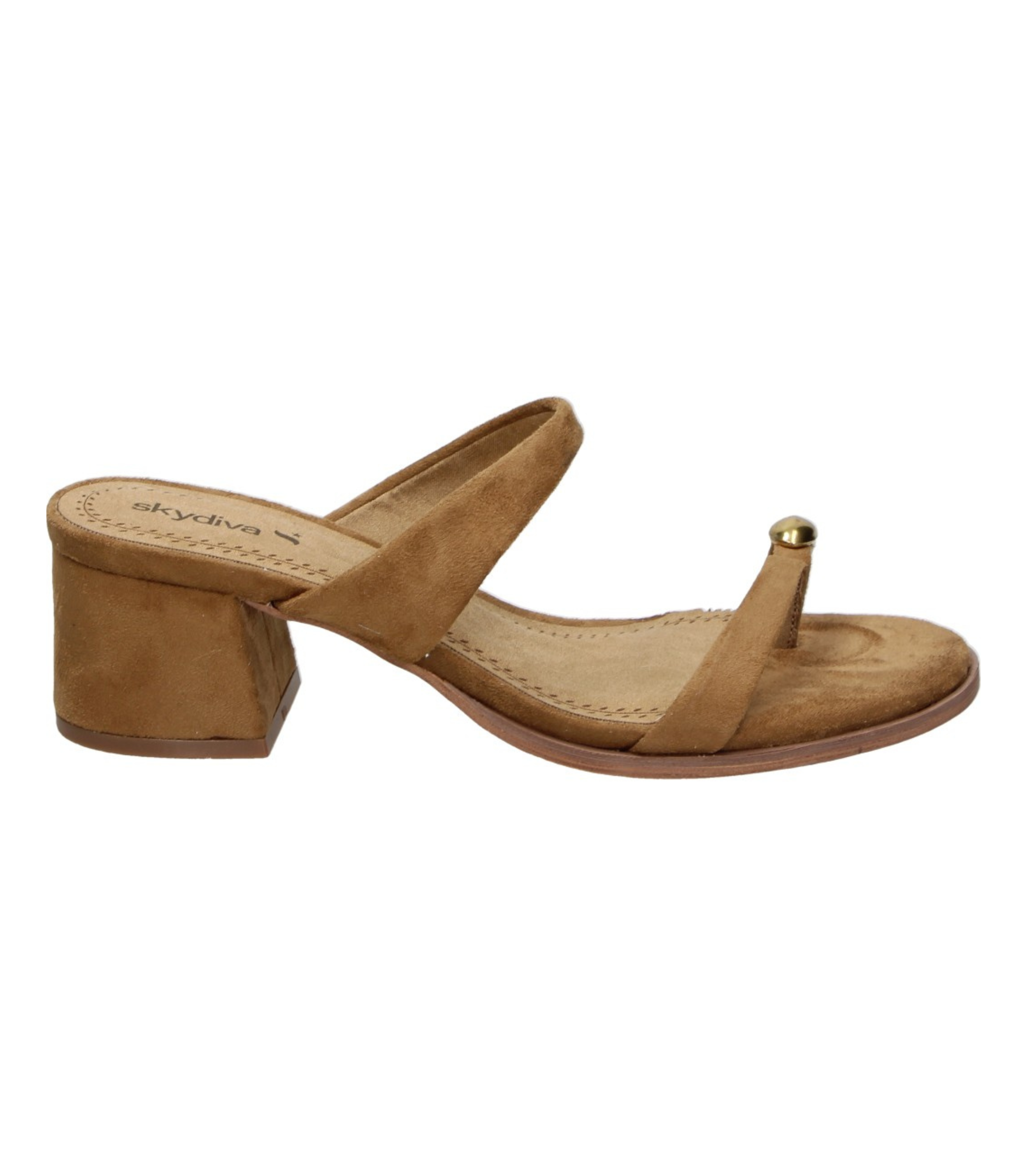 Sandalias de tacón SKYDIVA PRETTY en color marrón para mujer
