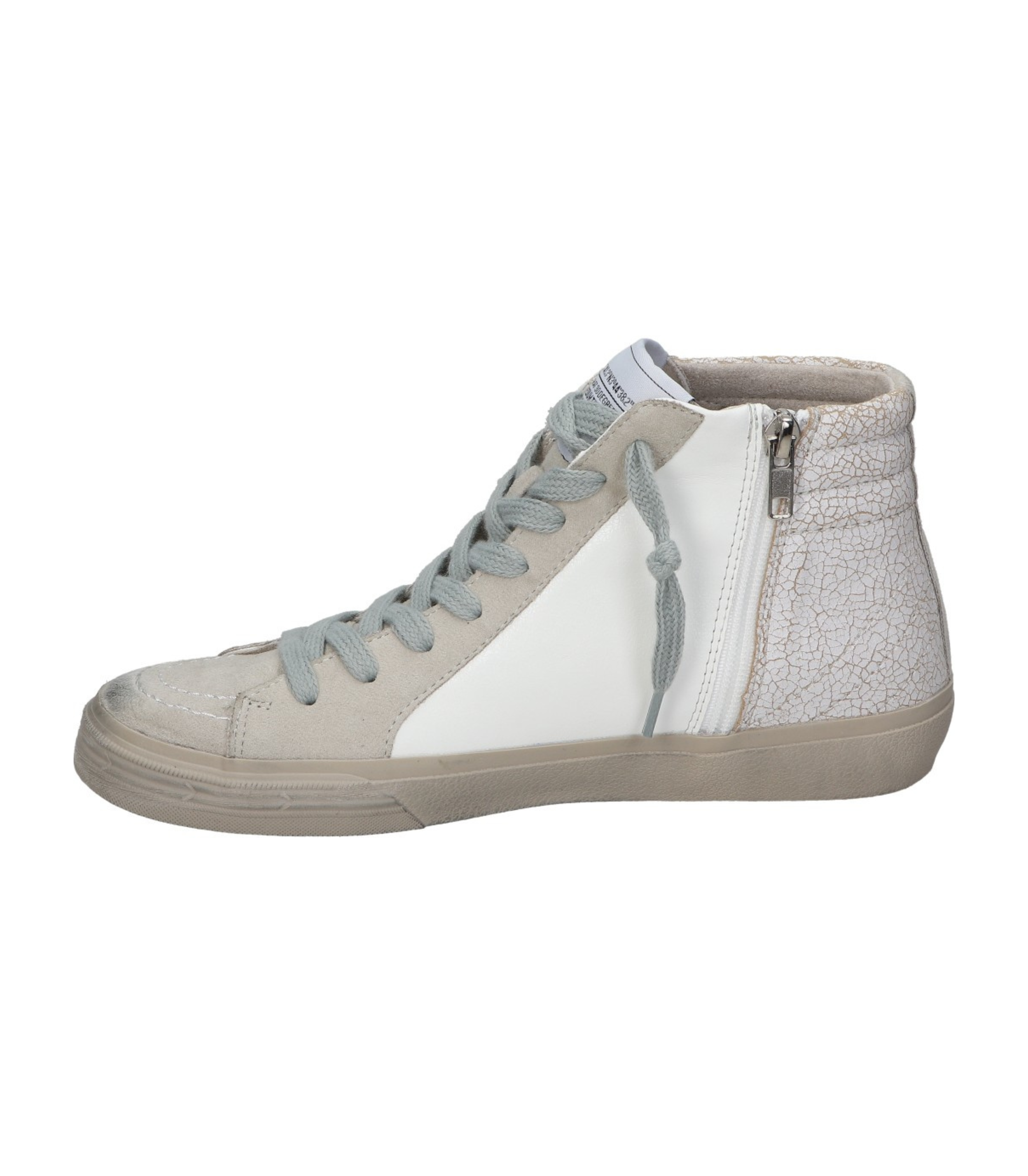 Botines deportivos para mujer SKYDIVA YASS en color blanco, vista lateral izquierda